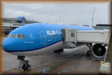 KLM op Schiphol Amsterdam